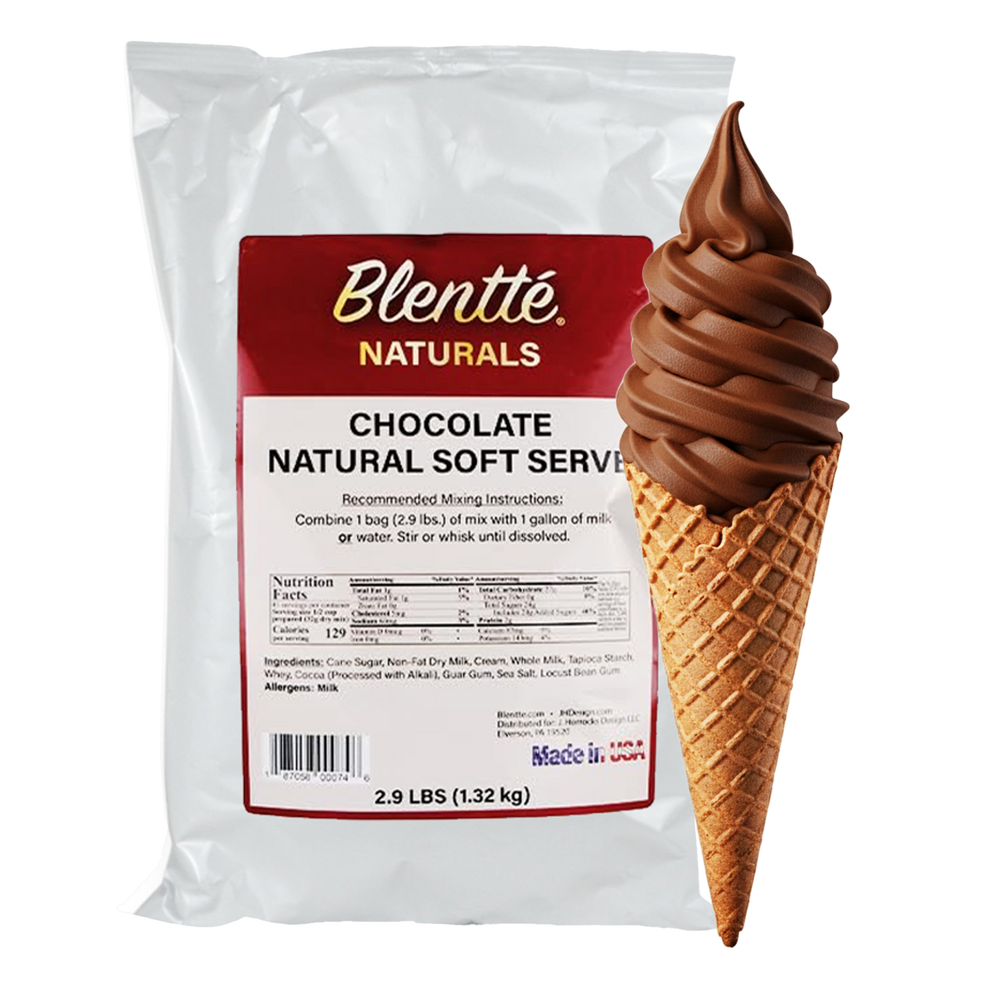 All-Natural Soft Serve Mix - Chocolate