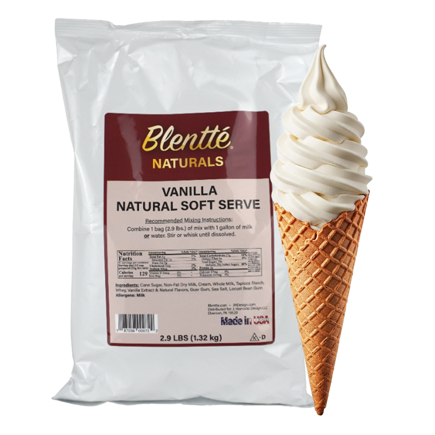 All-Natural Soft Serve Mix - Vanilla