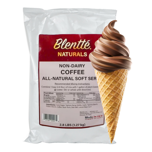 Non-Dairy All-Natural Soft Serve - Coffee