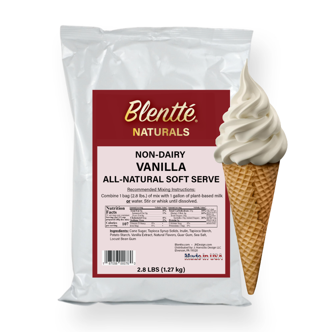 Non-Dairy All-Natural Soft Serve - Vanilla